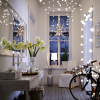 Reutilize as luzinhas de Natal na decoração da casa