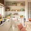 7 Dicas de decorao para ter uma cozinha retr e colorida